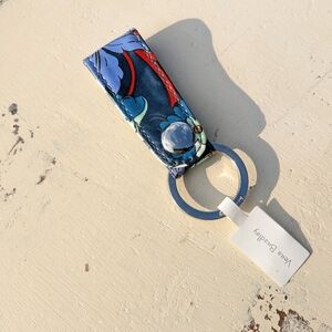 Vera Bradley Loop Keychain Floral Bursts